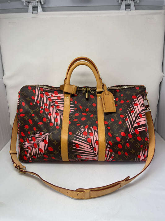 Louis Vuitton Keepall Bandouliere Jungle Dots