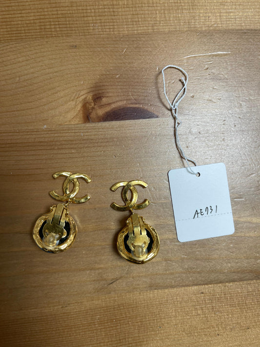 Chanel CC Gripoix Earrings