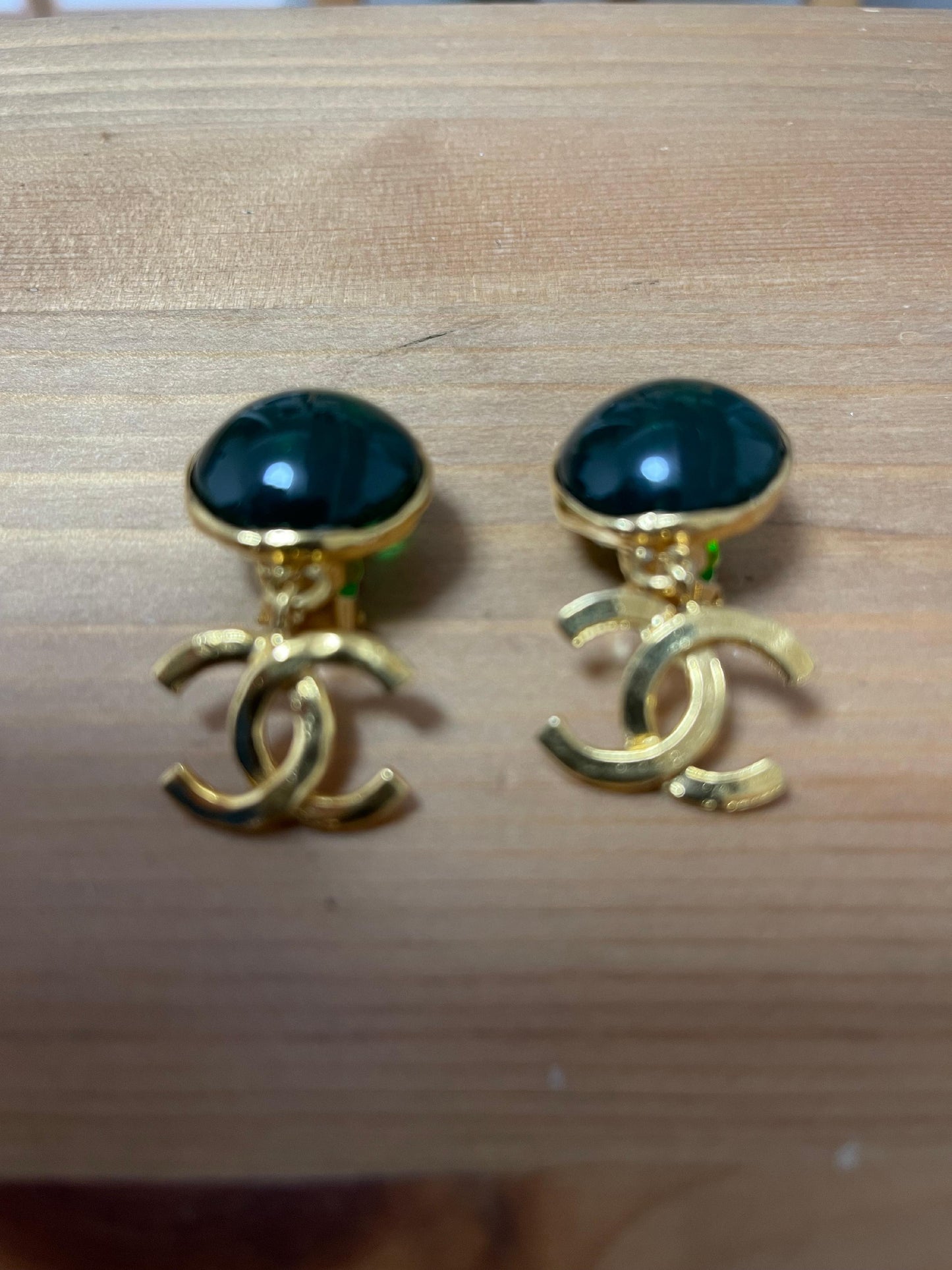 Chanel CC Gripoix Earrings