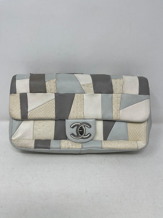Chanel Python Patchwork Single Flap