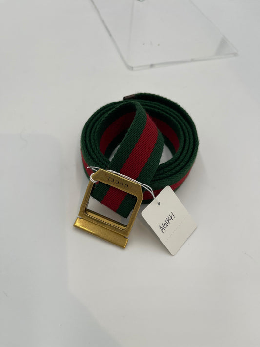 Gucci Cheri Line Canvas Belt