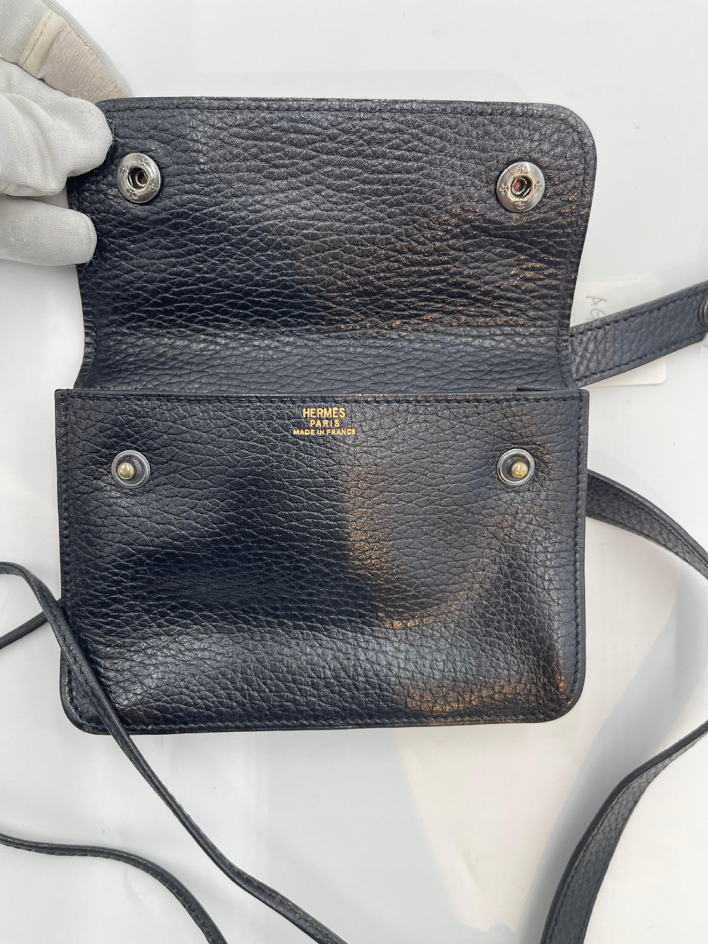 Hermes Pochette Green Waist Bag