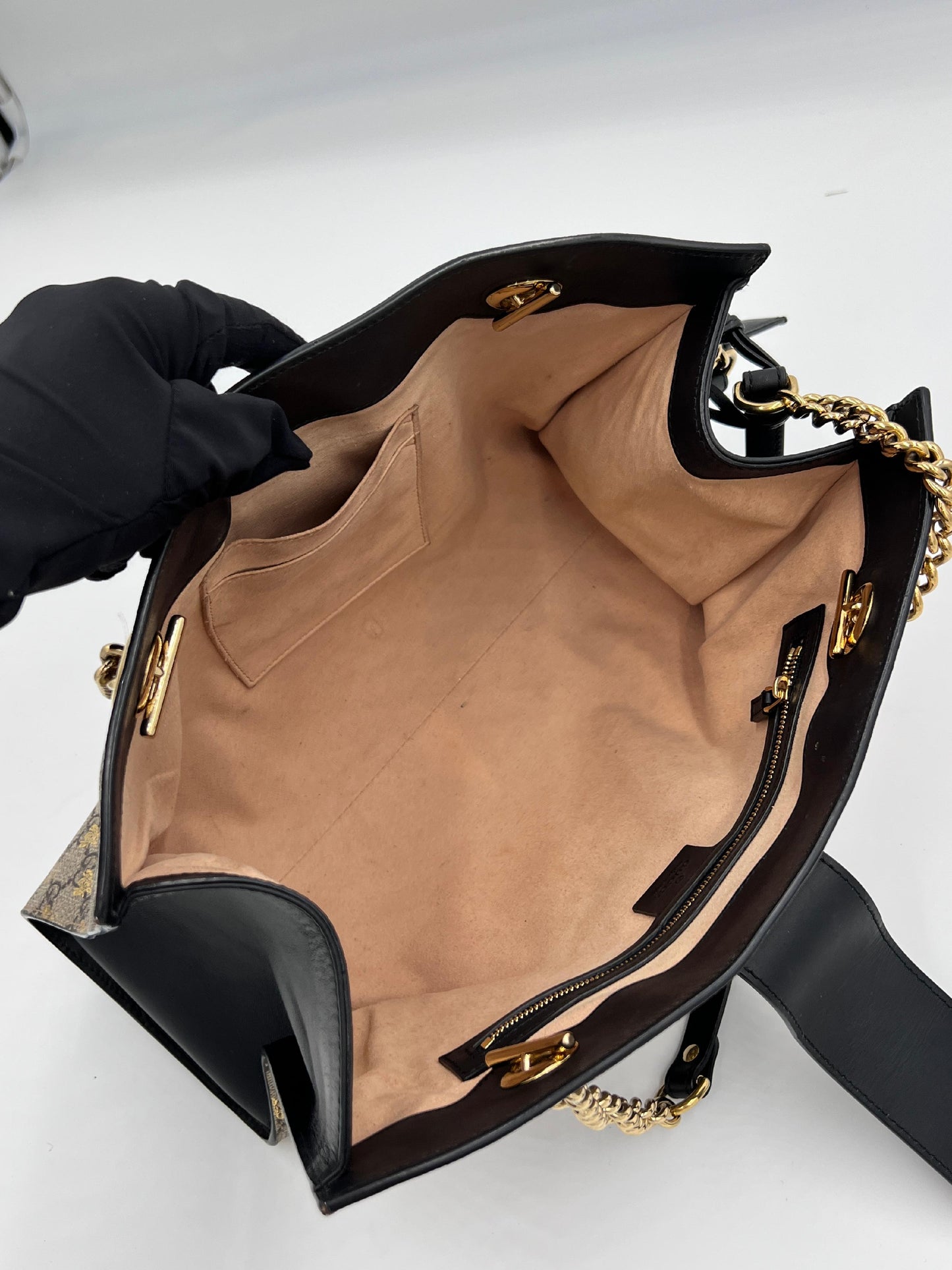 Gucci Bee Padlock Chain Tote