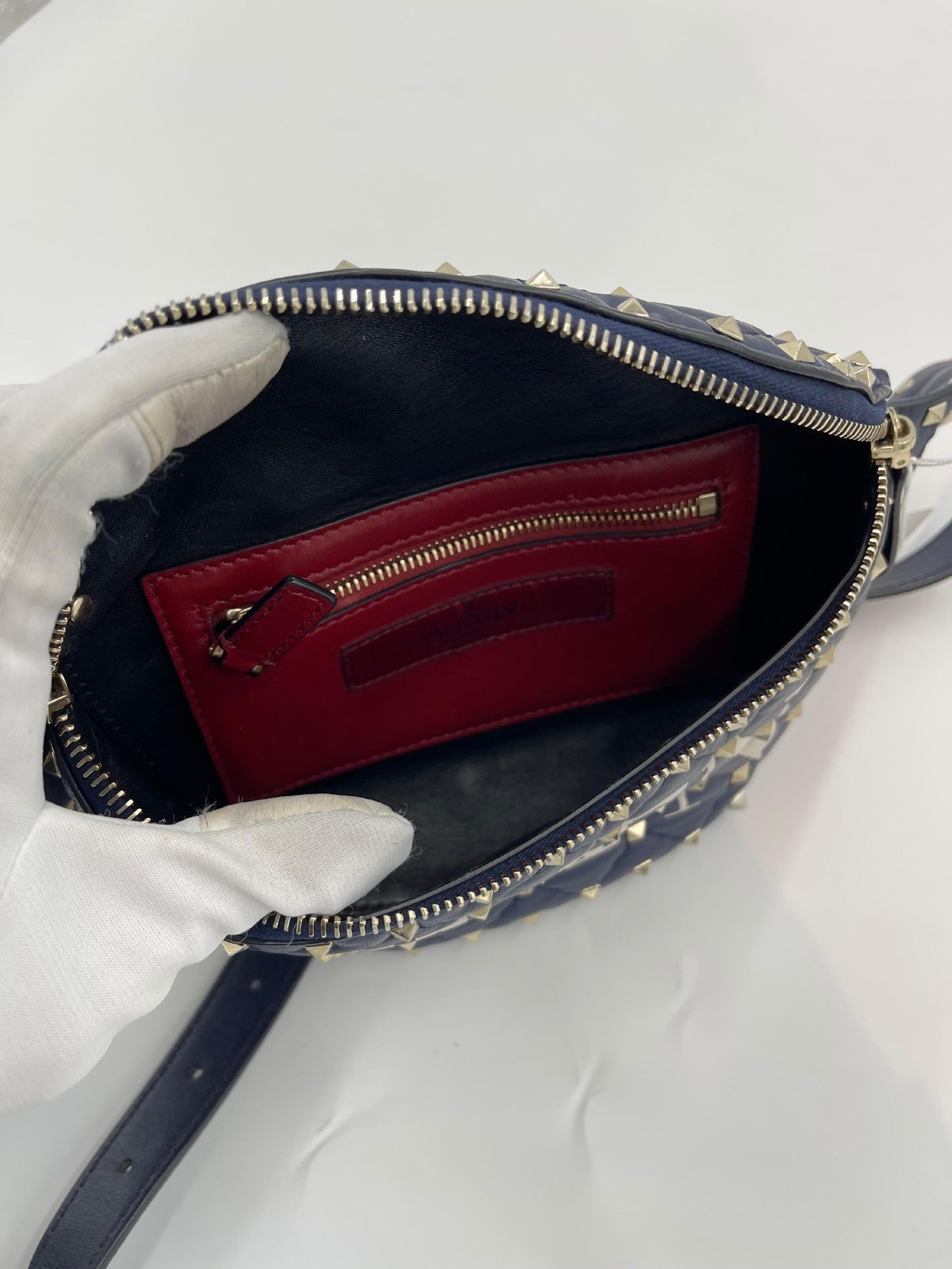 Valentino Studded Logo Waist Bag