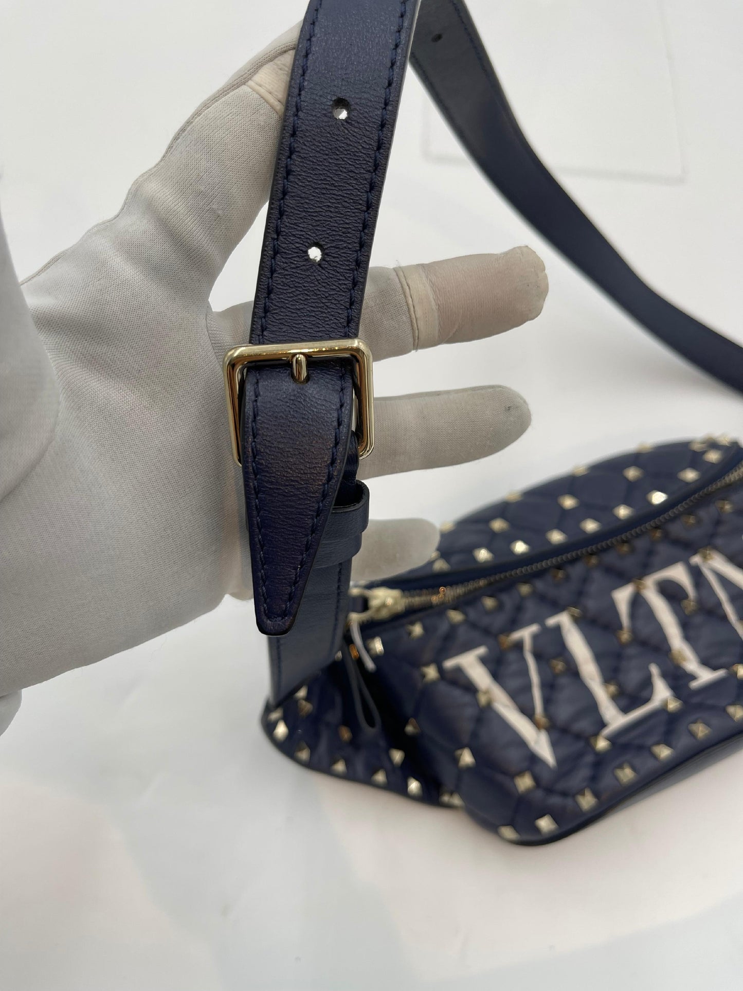 Valentino Studded Logo Waist Bag