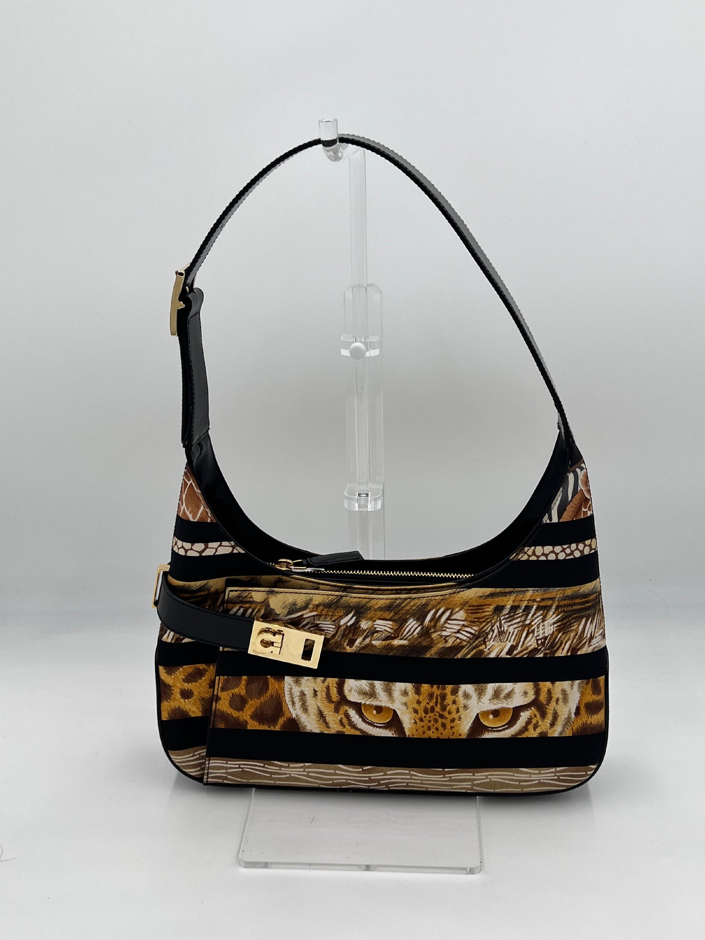 Ferragamo Borsa Animalier One Shoulder