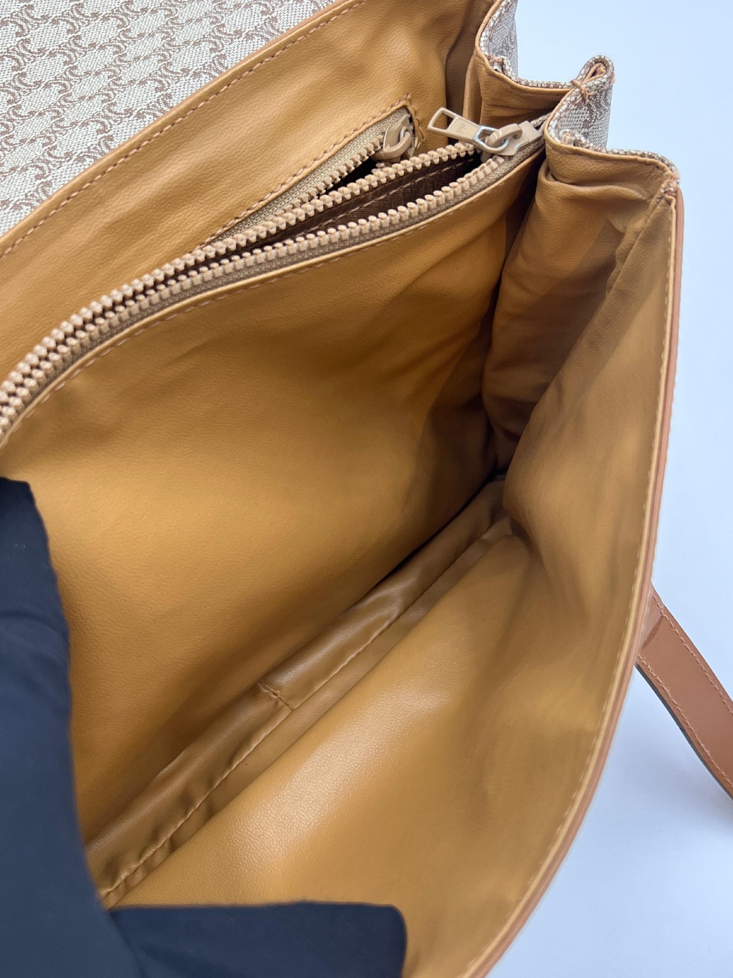 Celine Macadam Double Handle Handbag