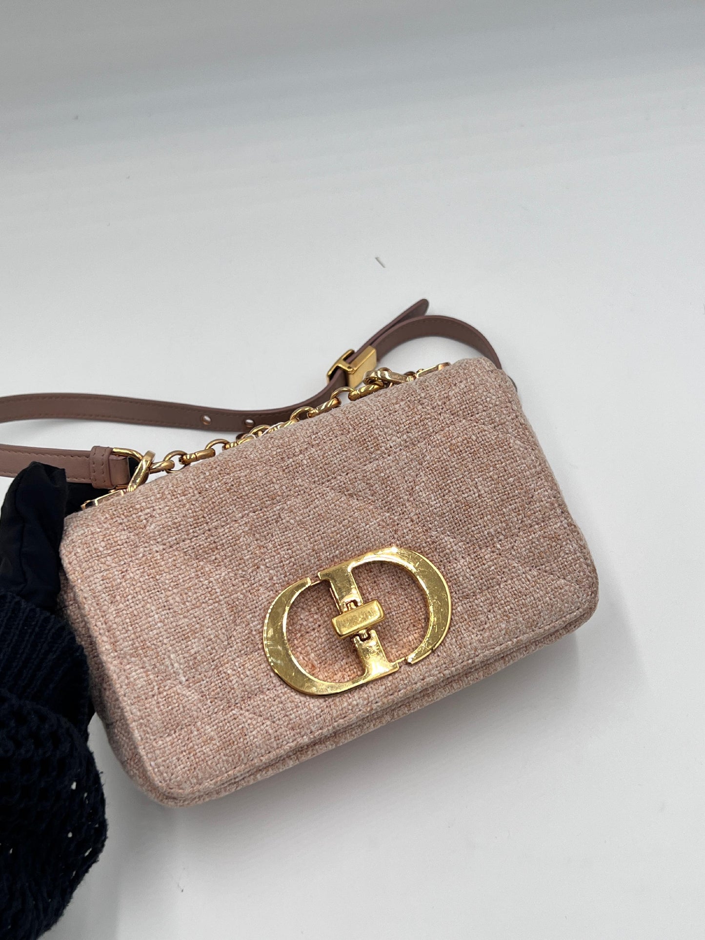 Dior Caro Canvas Chain Shoulder