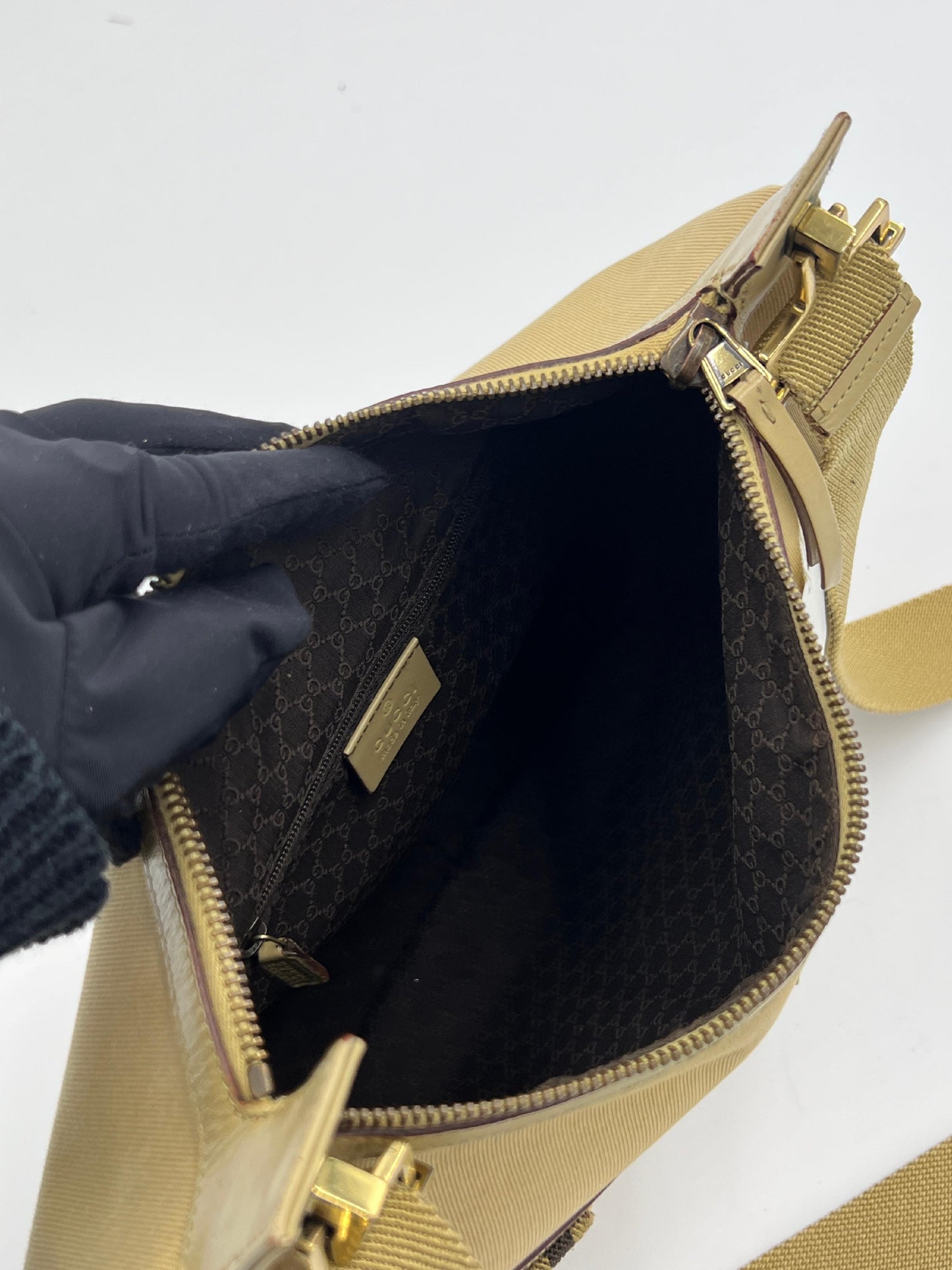 Gucci Canvas Multi Pocket Messenger