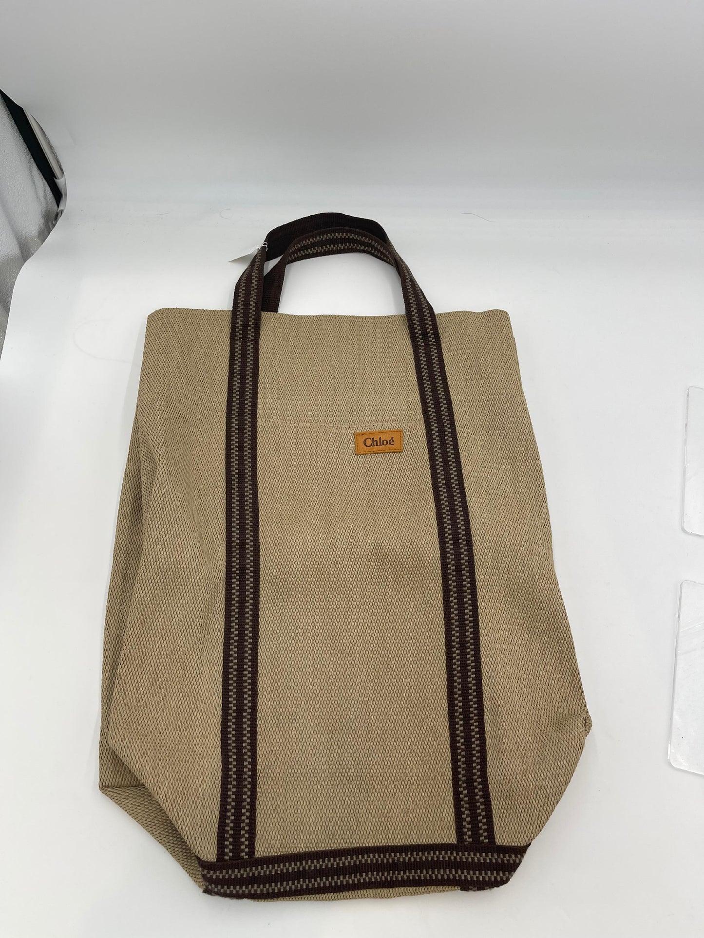 Chloe Raffia Open Tote