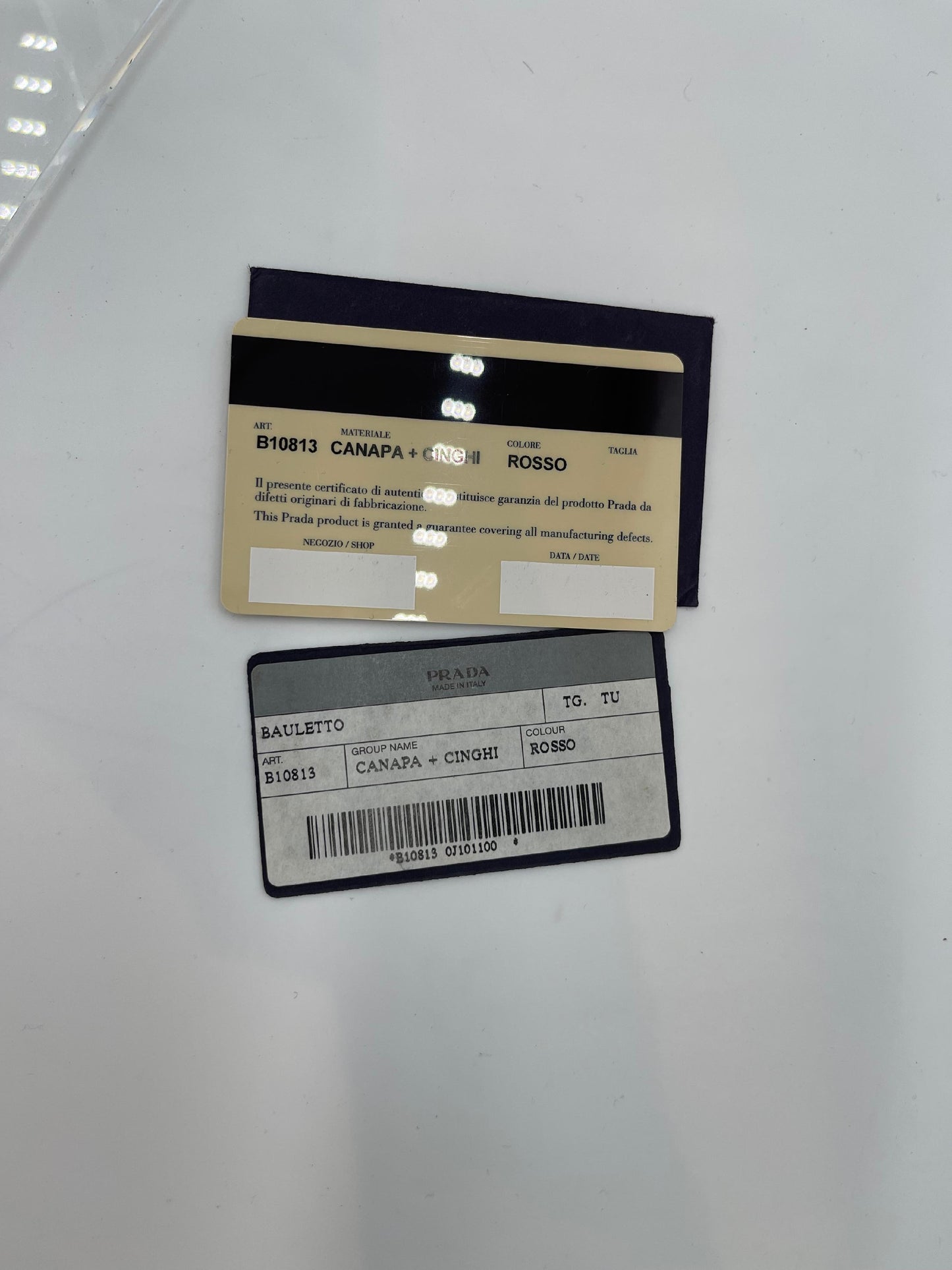 Prada Canvas Bowler Bag