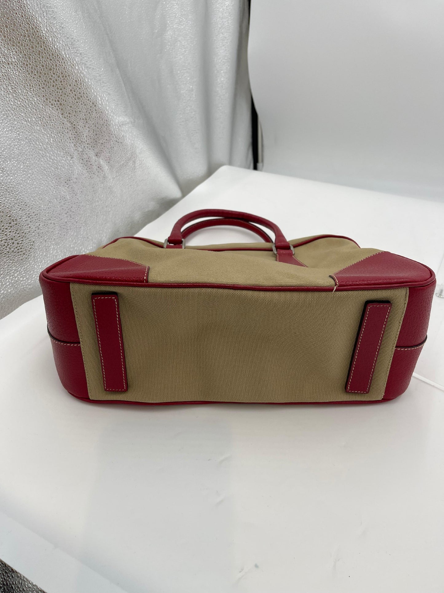 Prada Canvas Bowler Bag