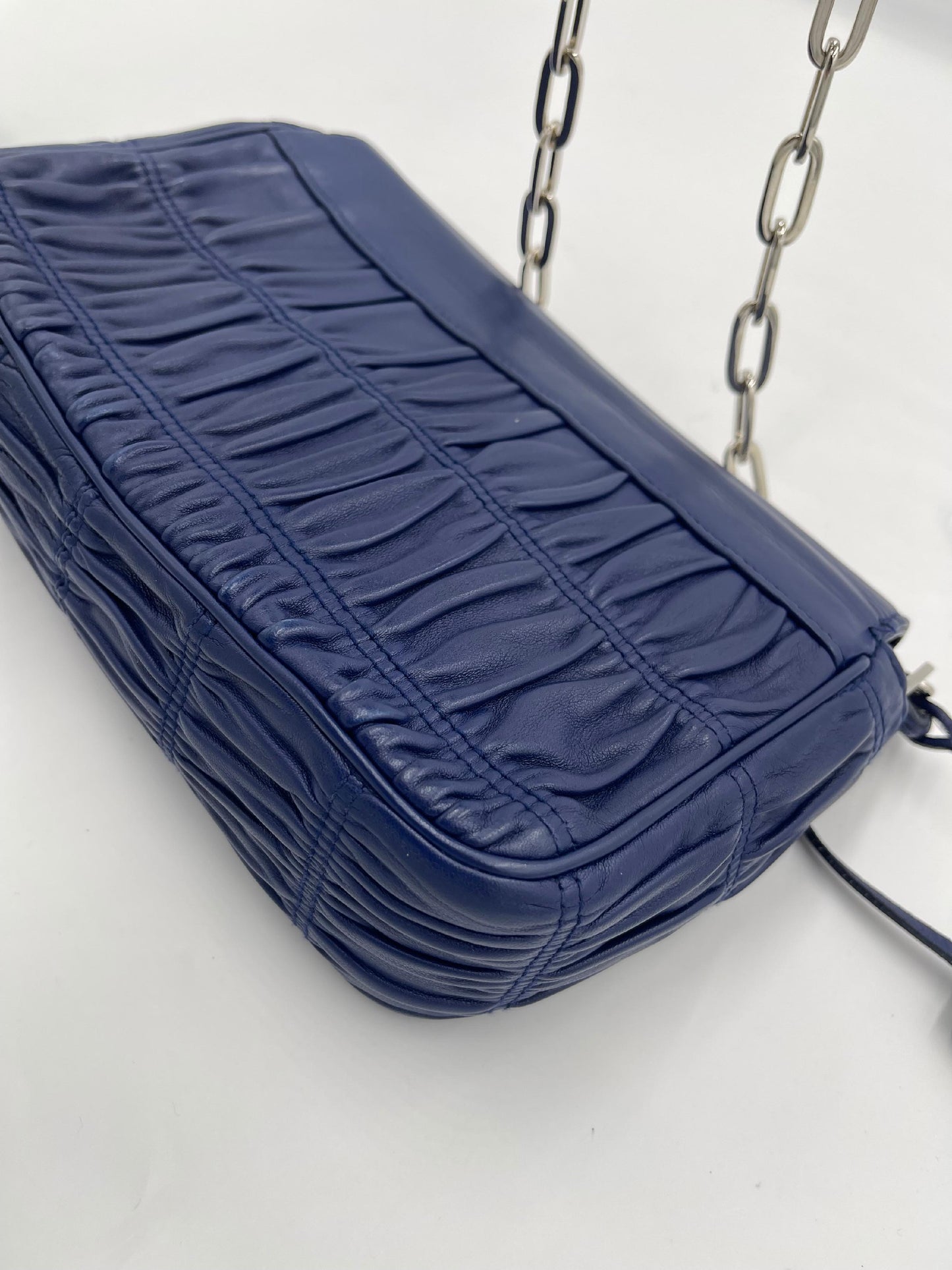 Prada Nappa Gauffre Chain Shoulder