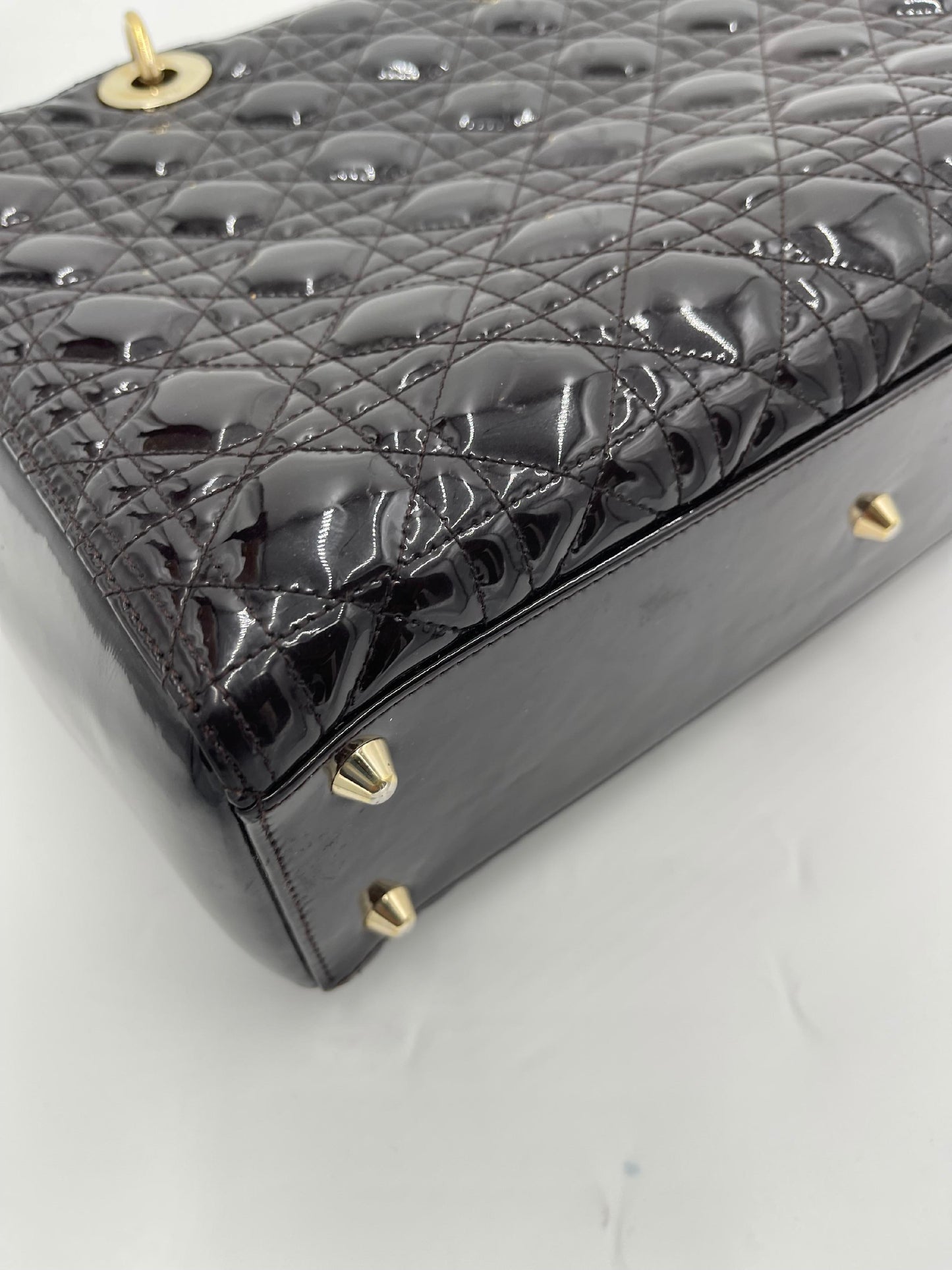 DIor Patent Lady Dior w/ Strap