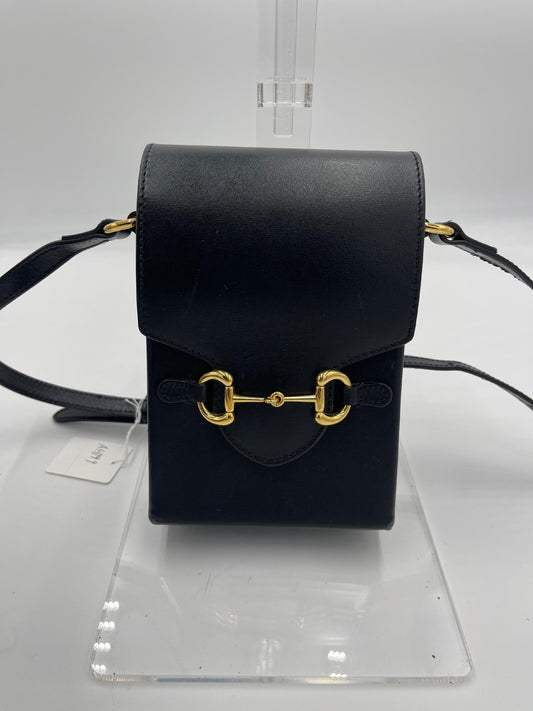 Gucci Horsebit Leather Shoulder bag