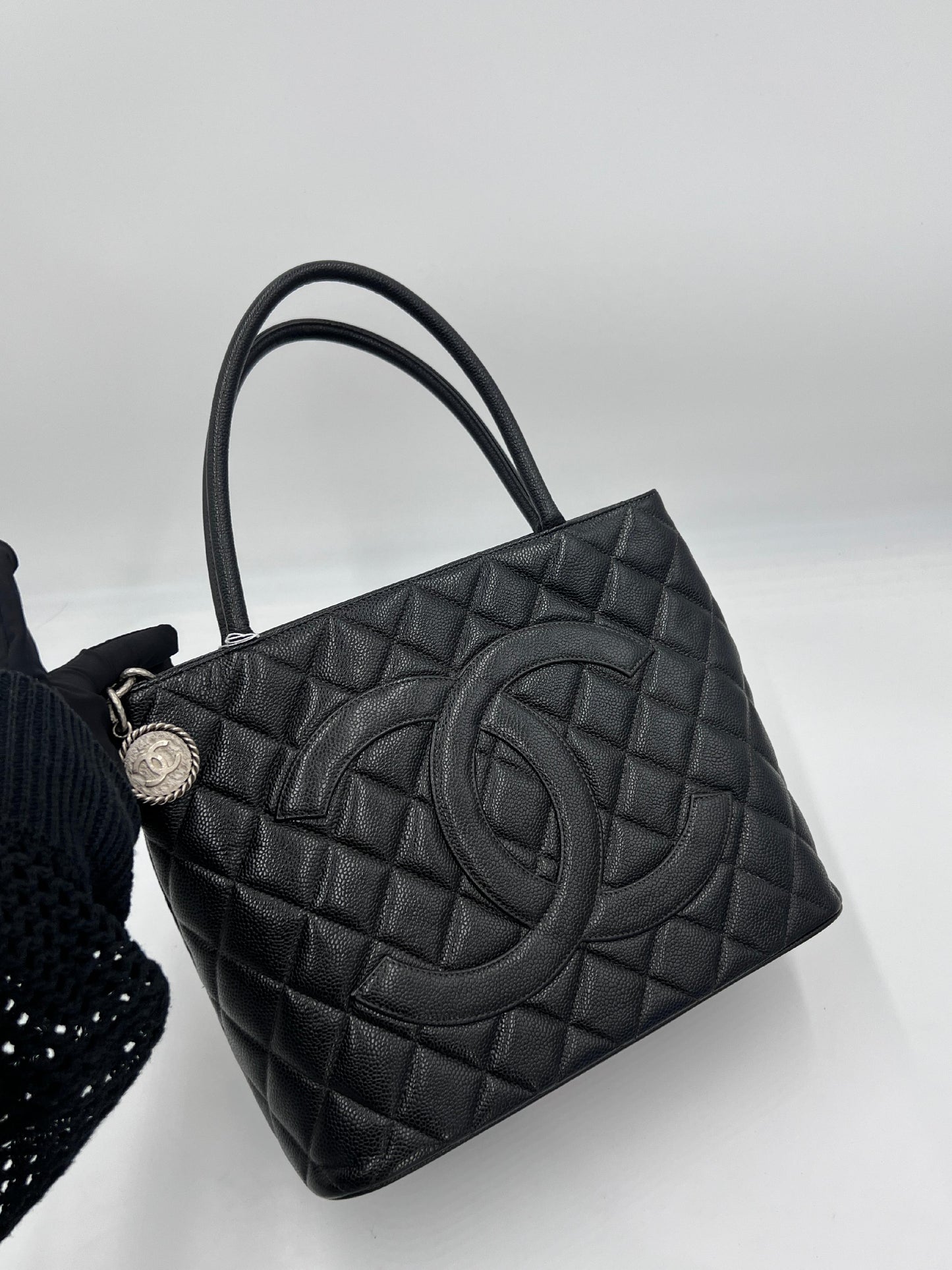 Chanel Caviar Medallion Tote