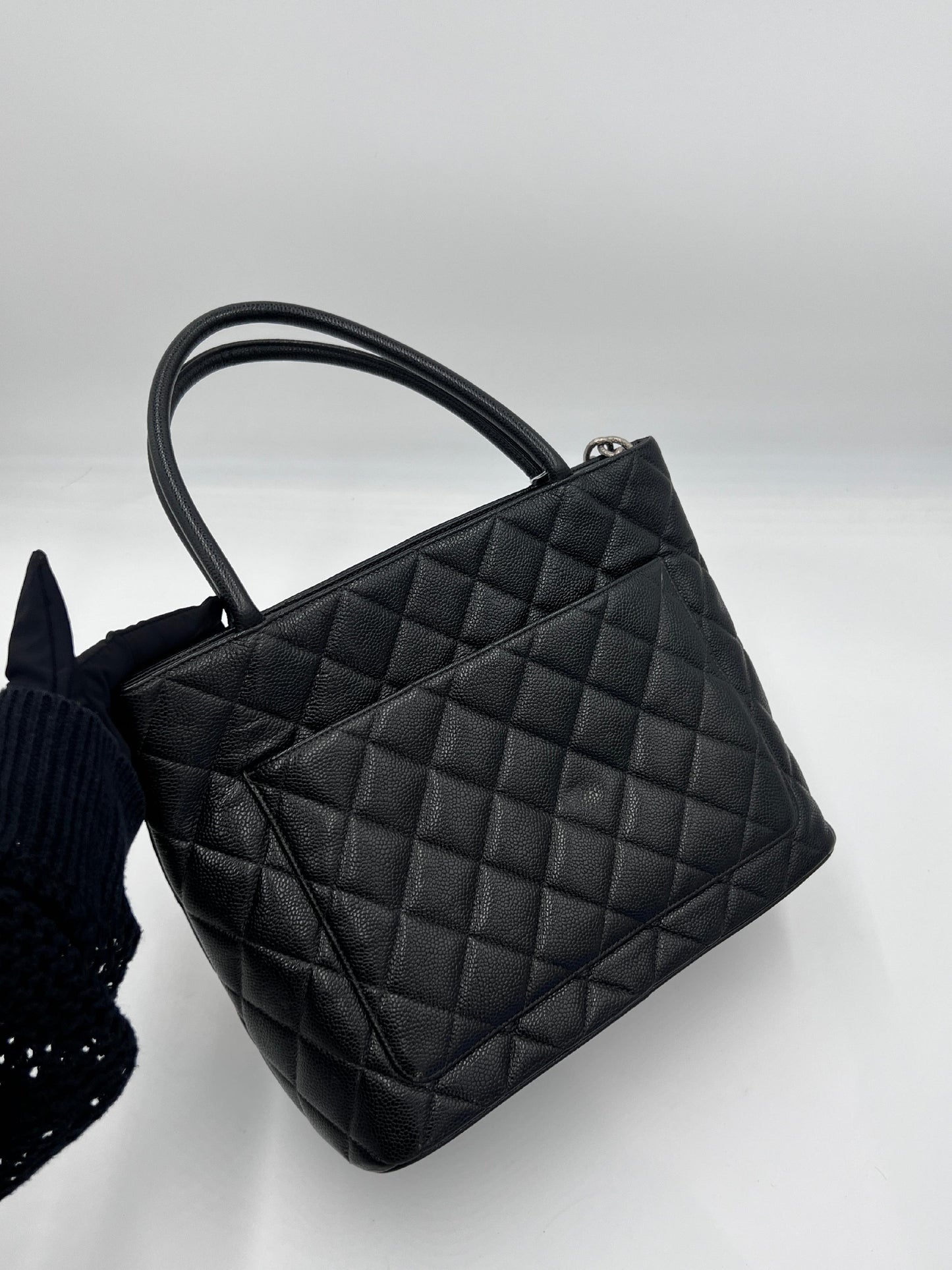 Chanel Caviar Medallion Tote