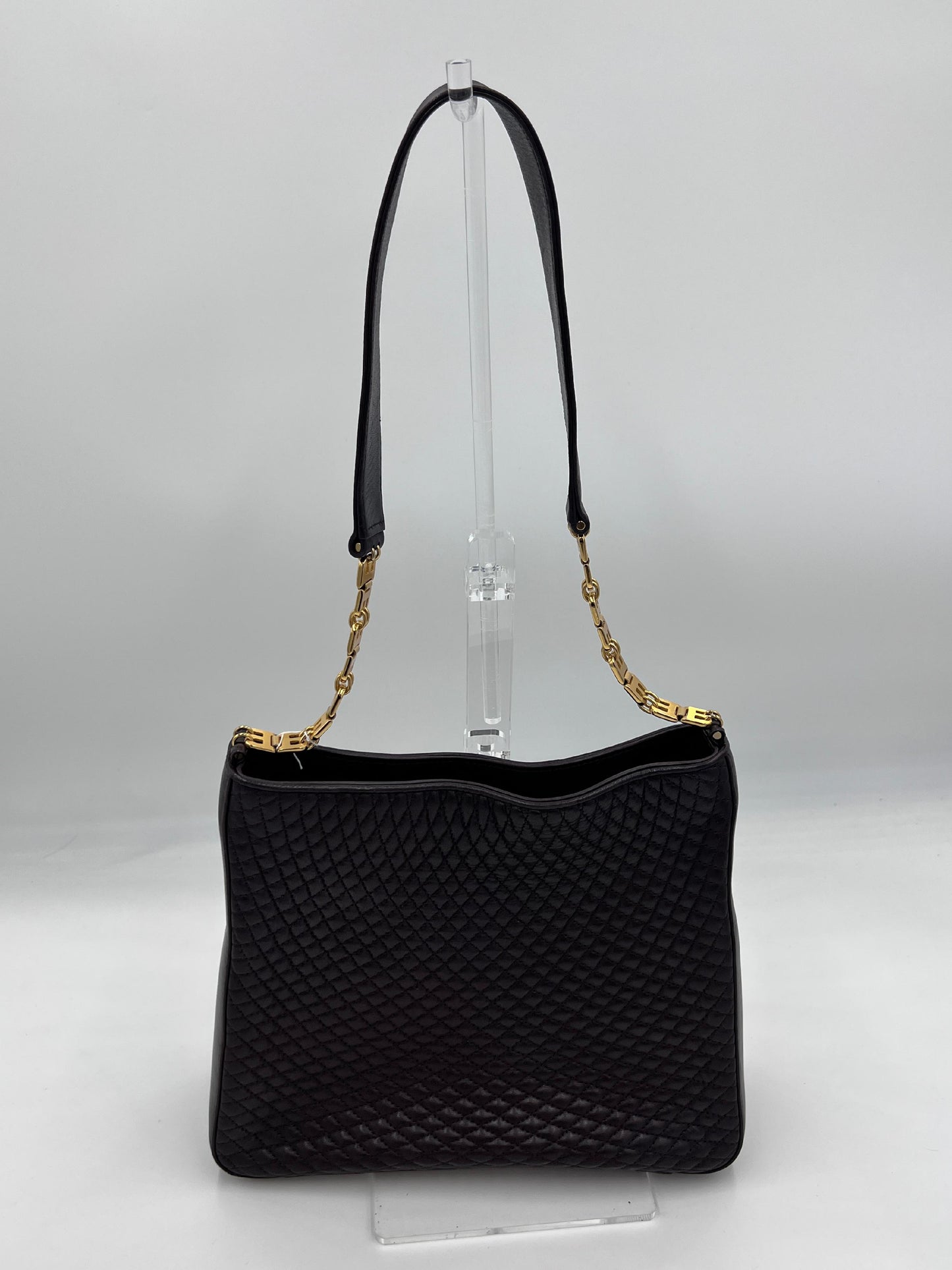 Bally Quilted Chain Shoulder