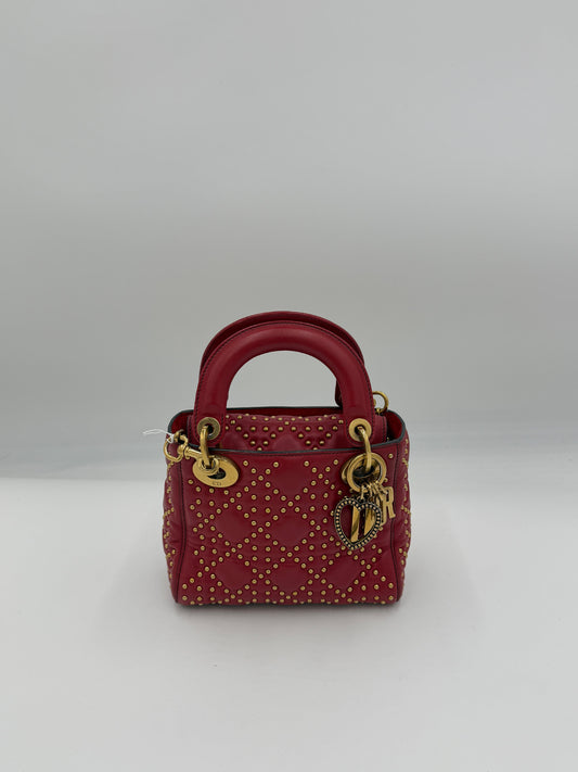 Dior Studded Lady Dior w/ Strap