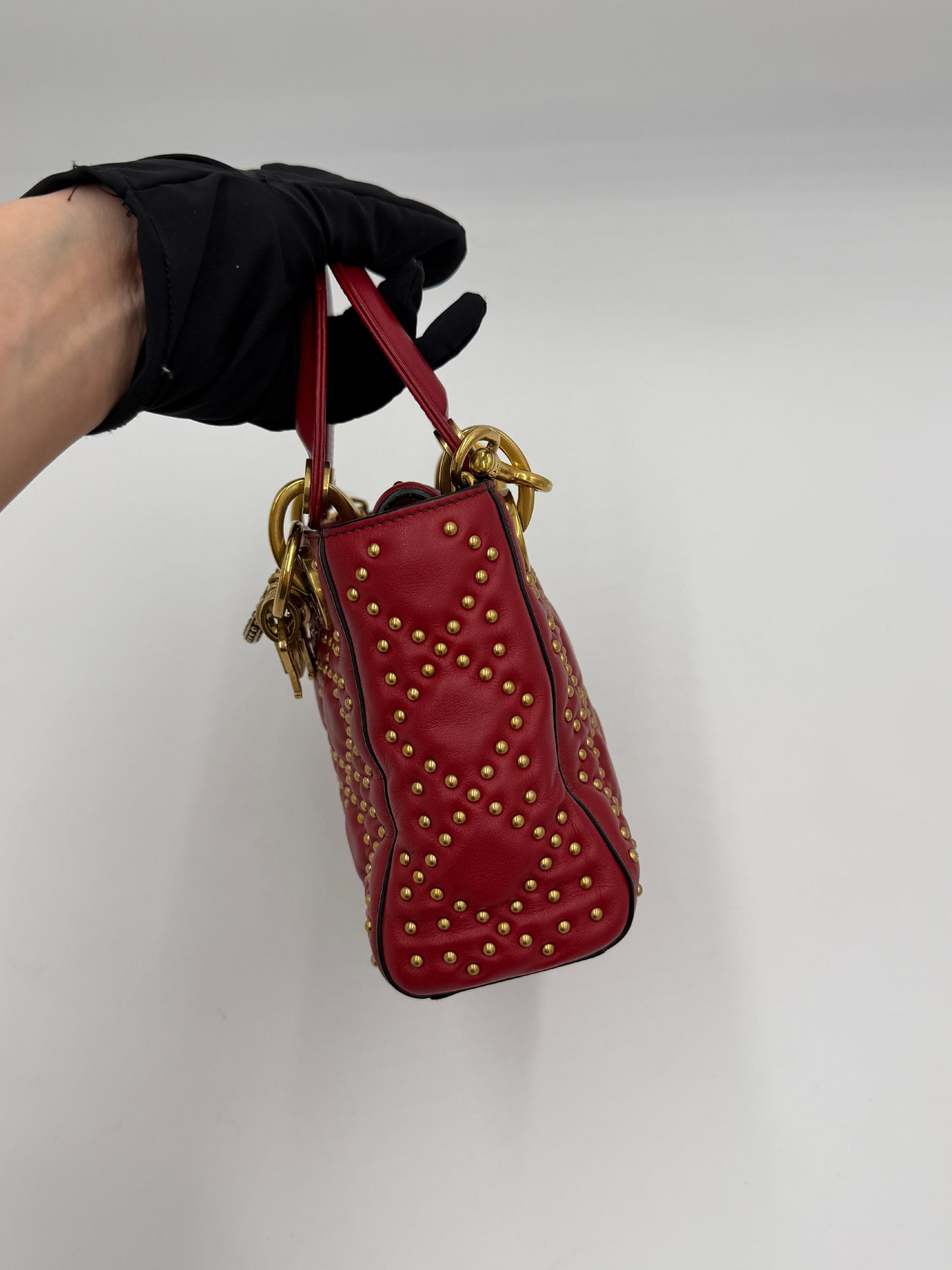 Dior Studded Lady Dior w/ Strap