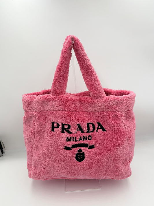 Prada Shearling Tote