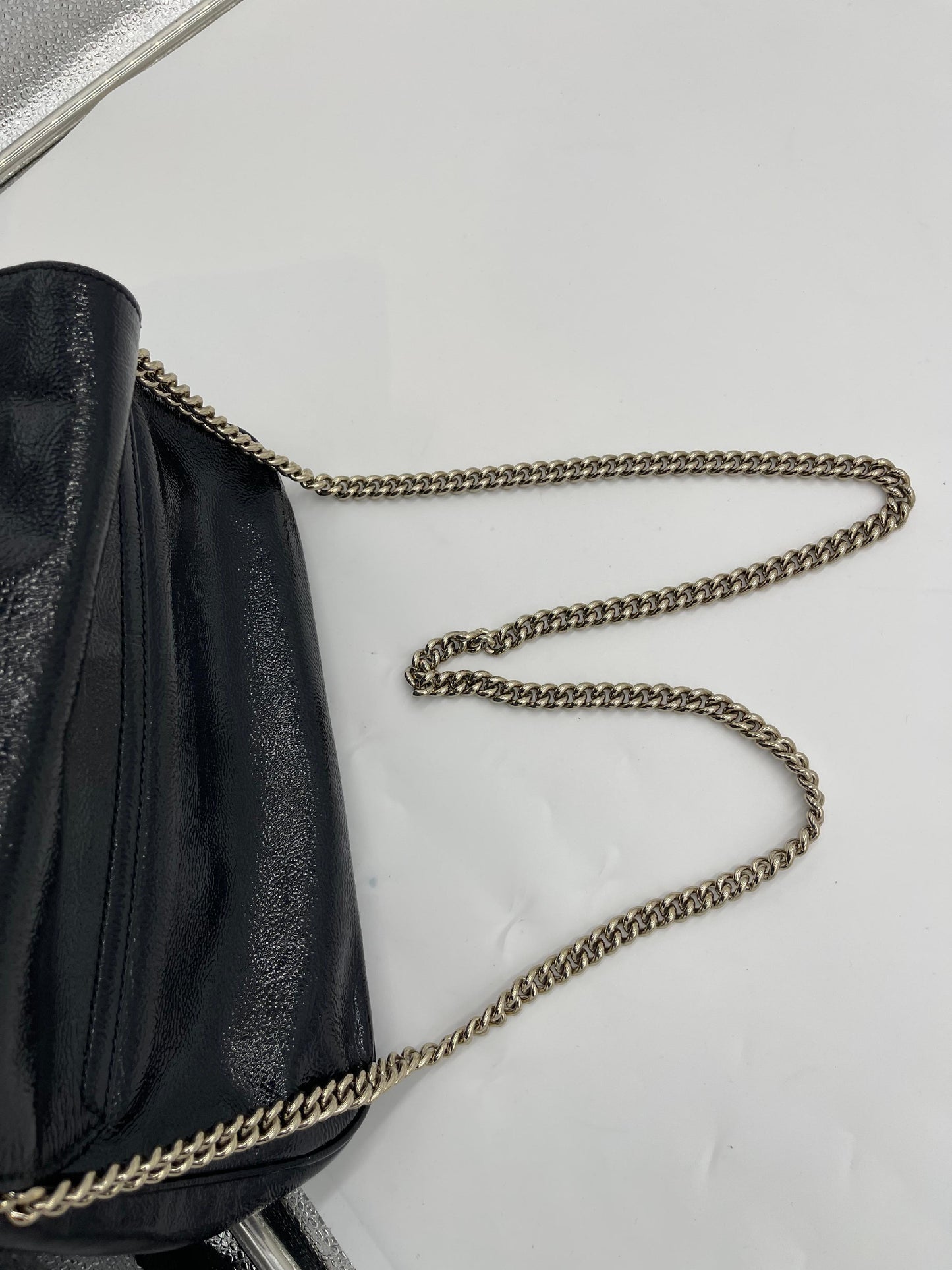 Gucci Soho Patent Chain Shoulder