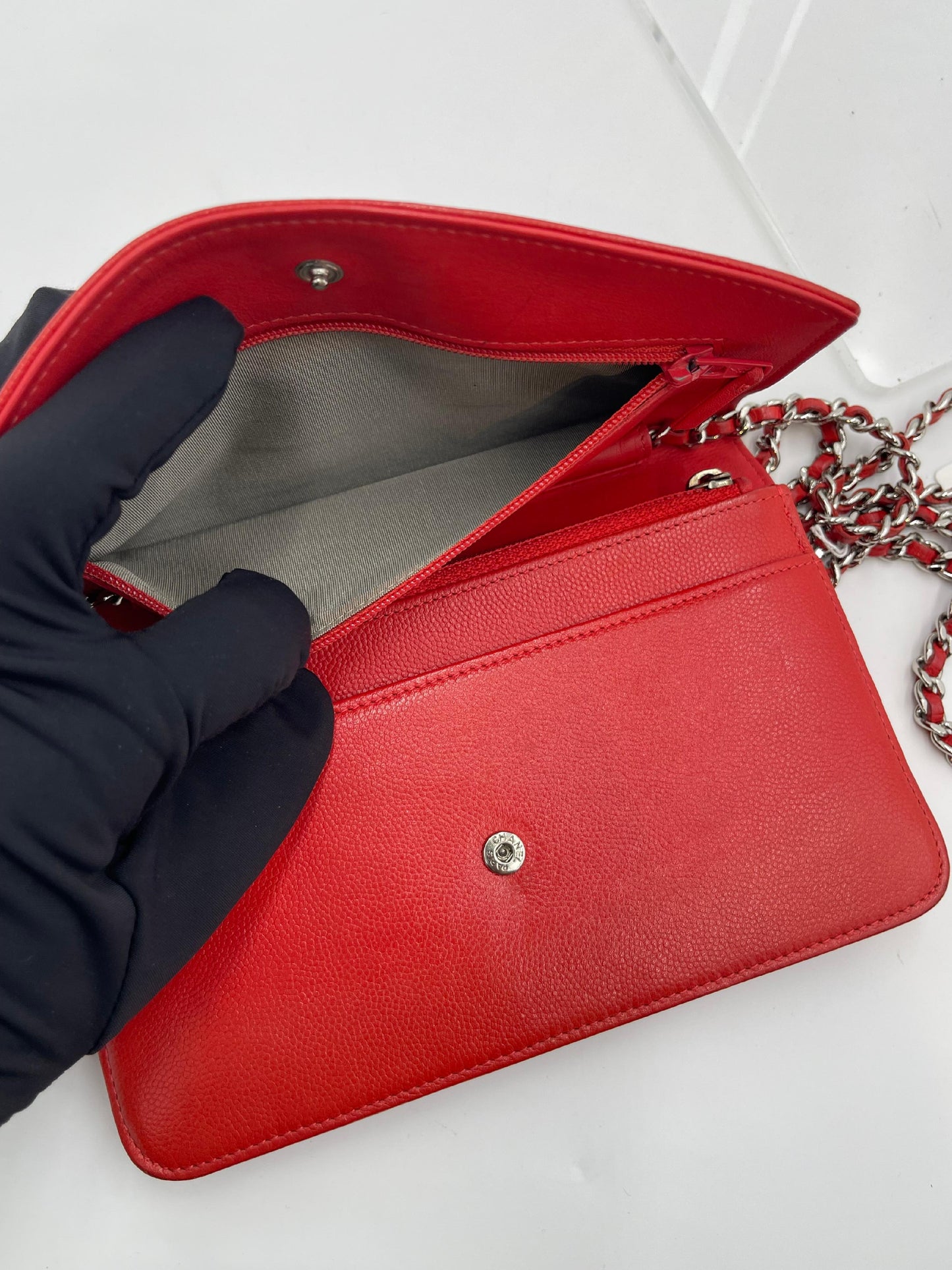 Chanel Caviar Brilliant Wallet on Chain