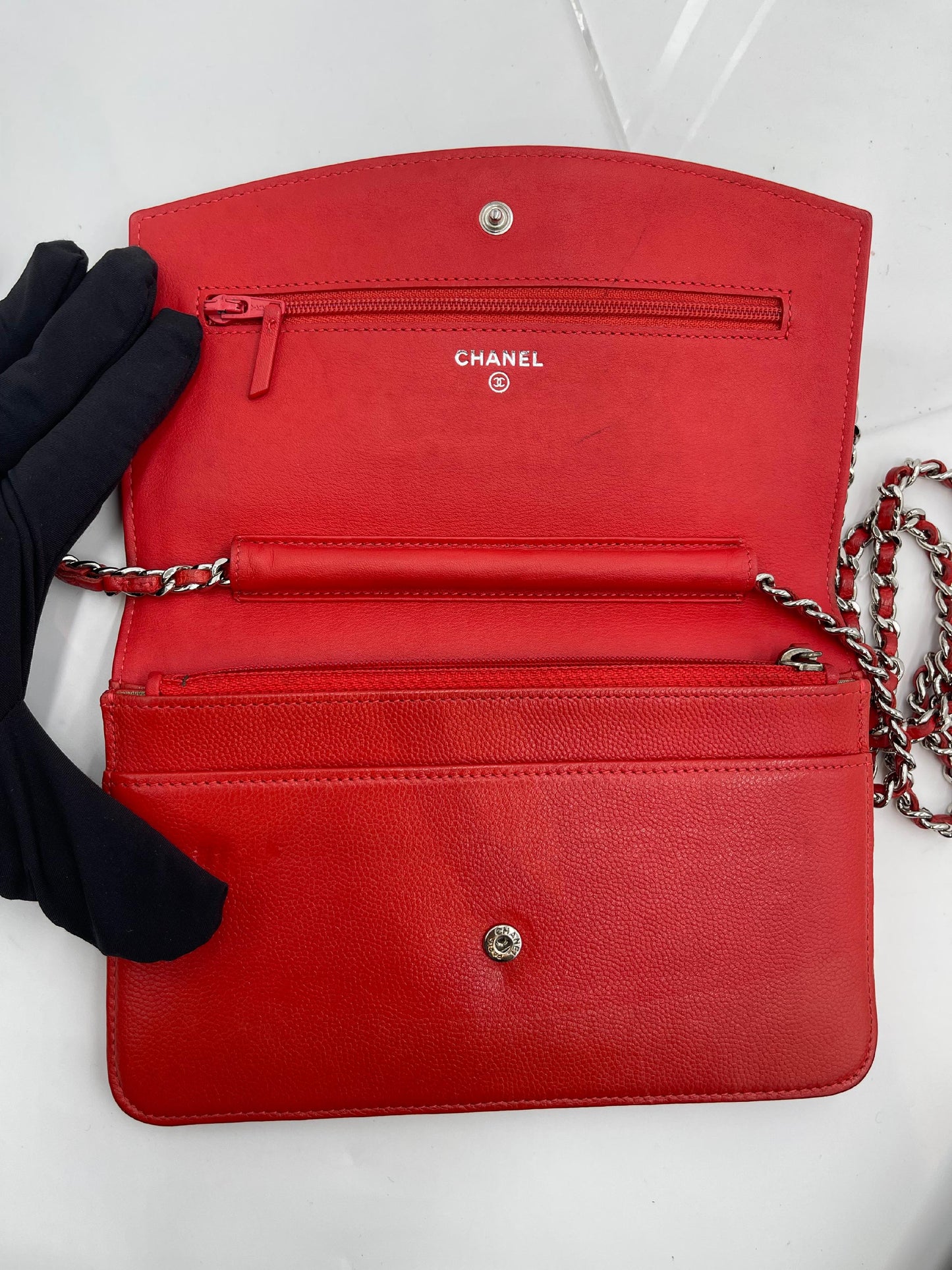 Chanel Caviar Brilliant Wallet on Chain