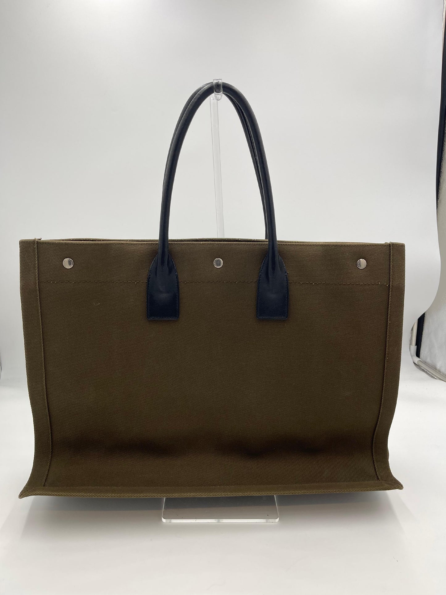 Saint Laurent Canvas Rive Gauche Tote