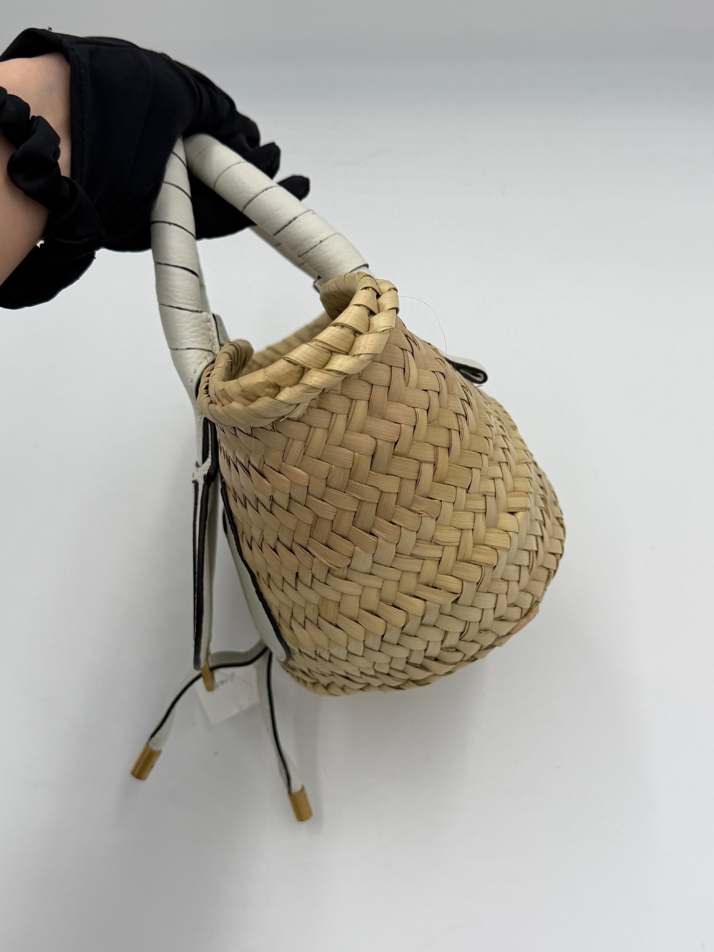 Chloe Marcie Raffia Bag