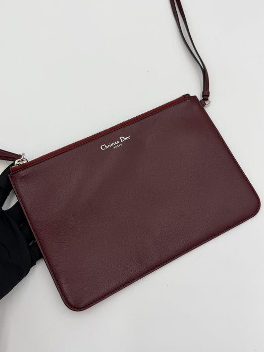 Dior Leather Wristlet