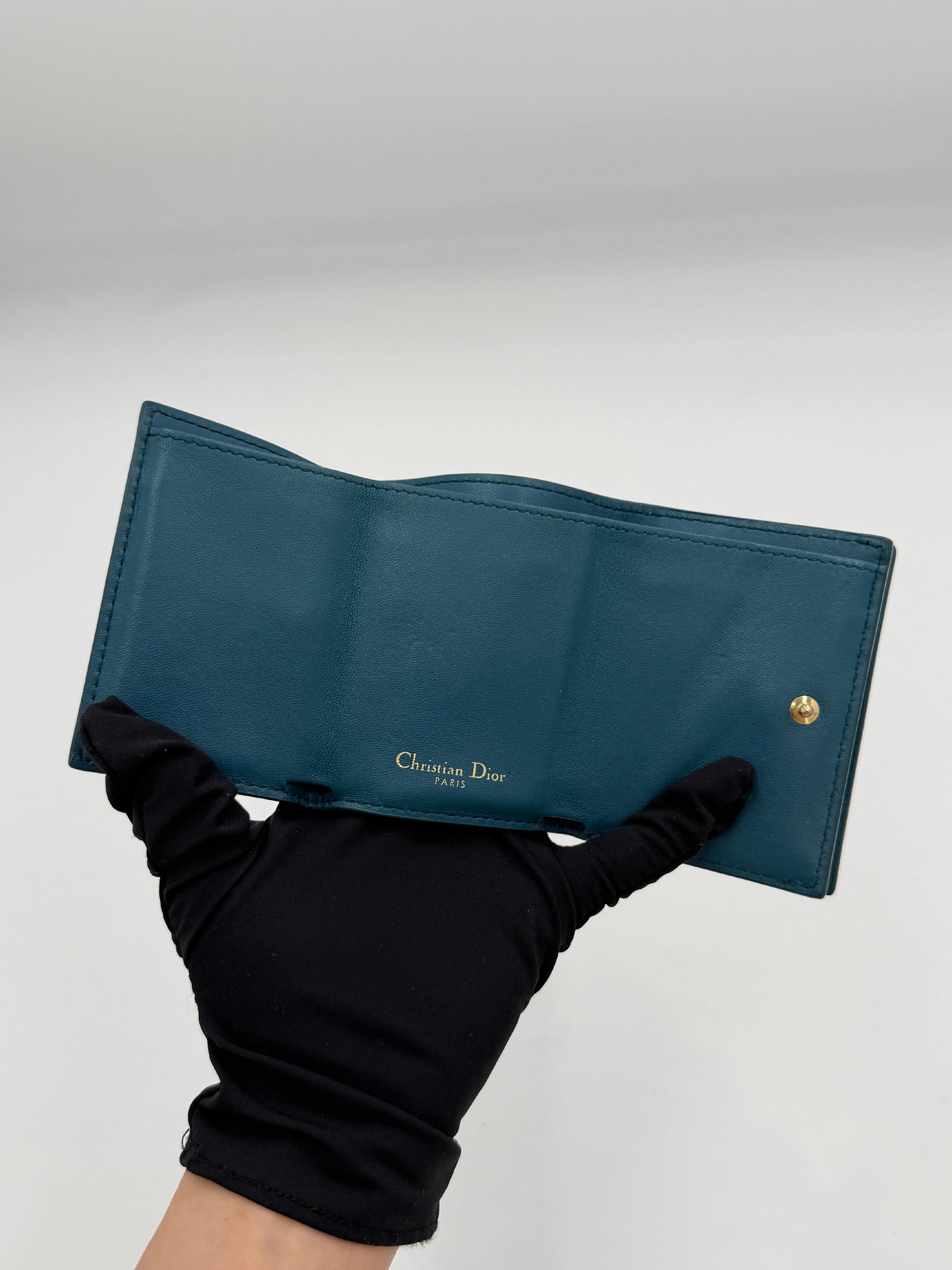 Dior Montaigne Compact Trifold Wallet