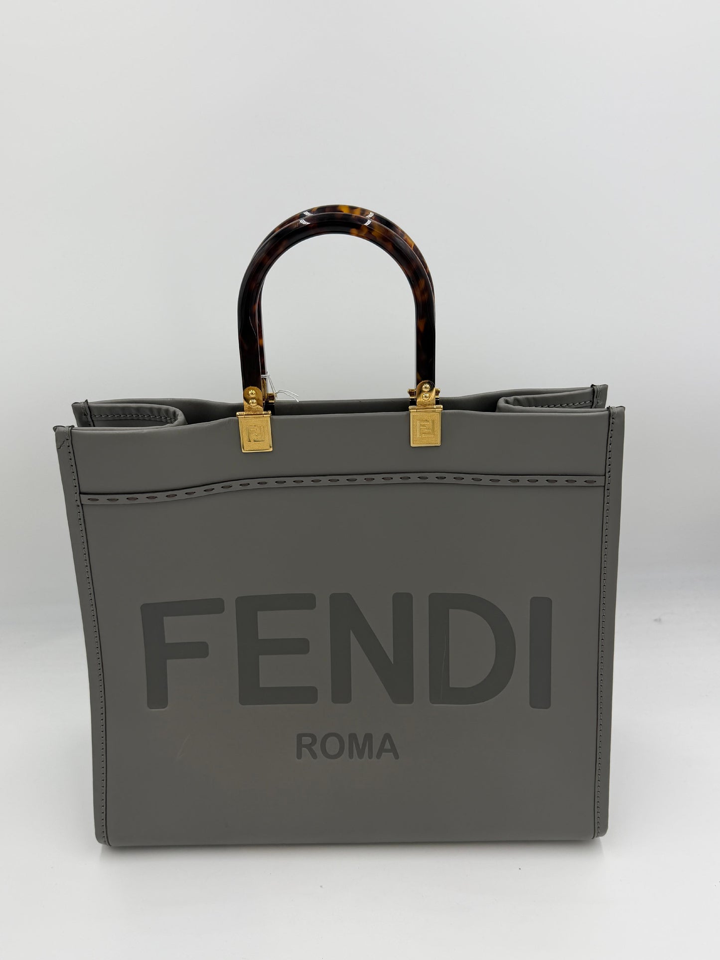 Fendi Sunshine Leather Tote