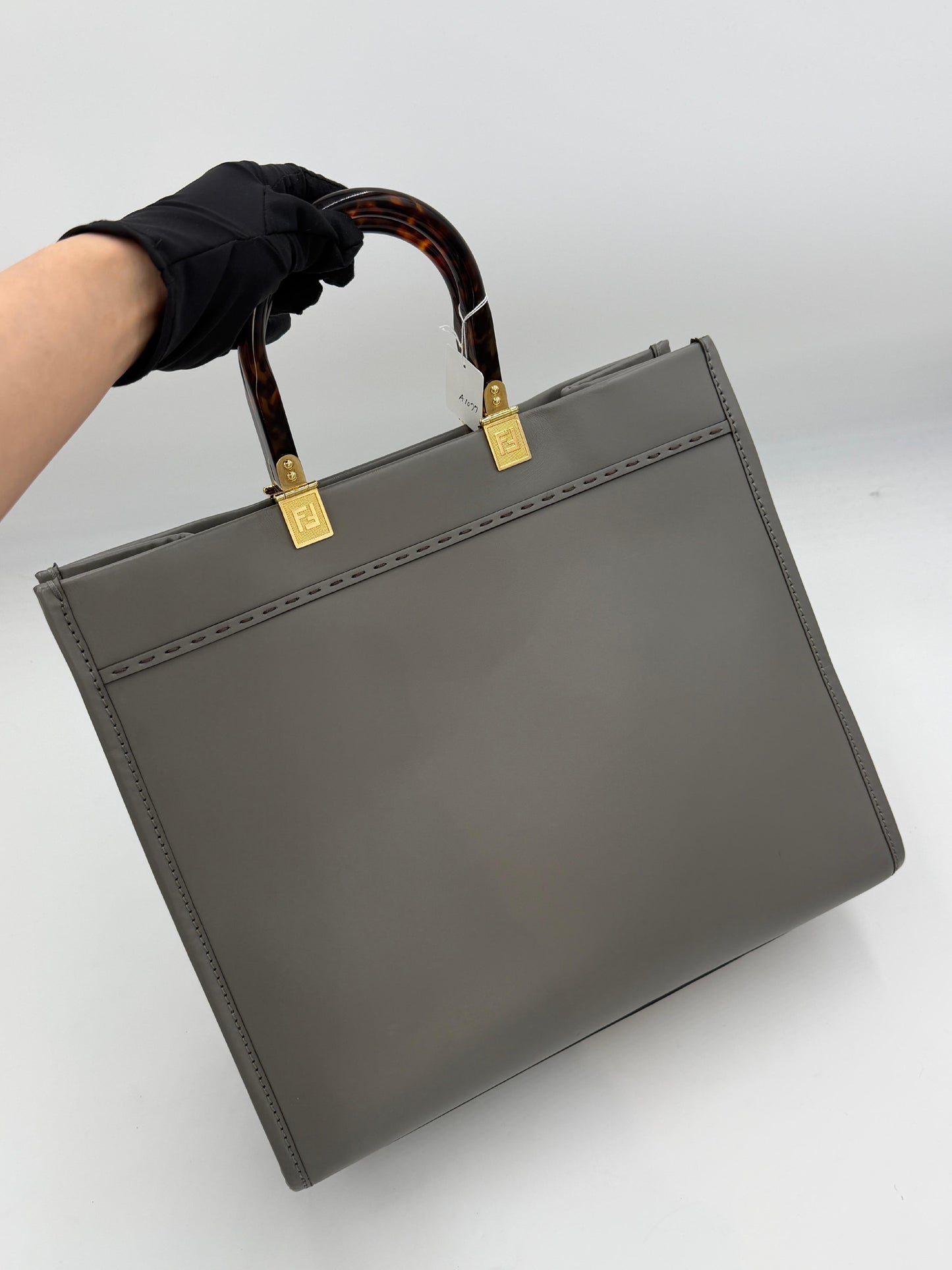 Fendi Sunshine Leather Tote