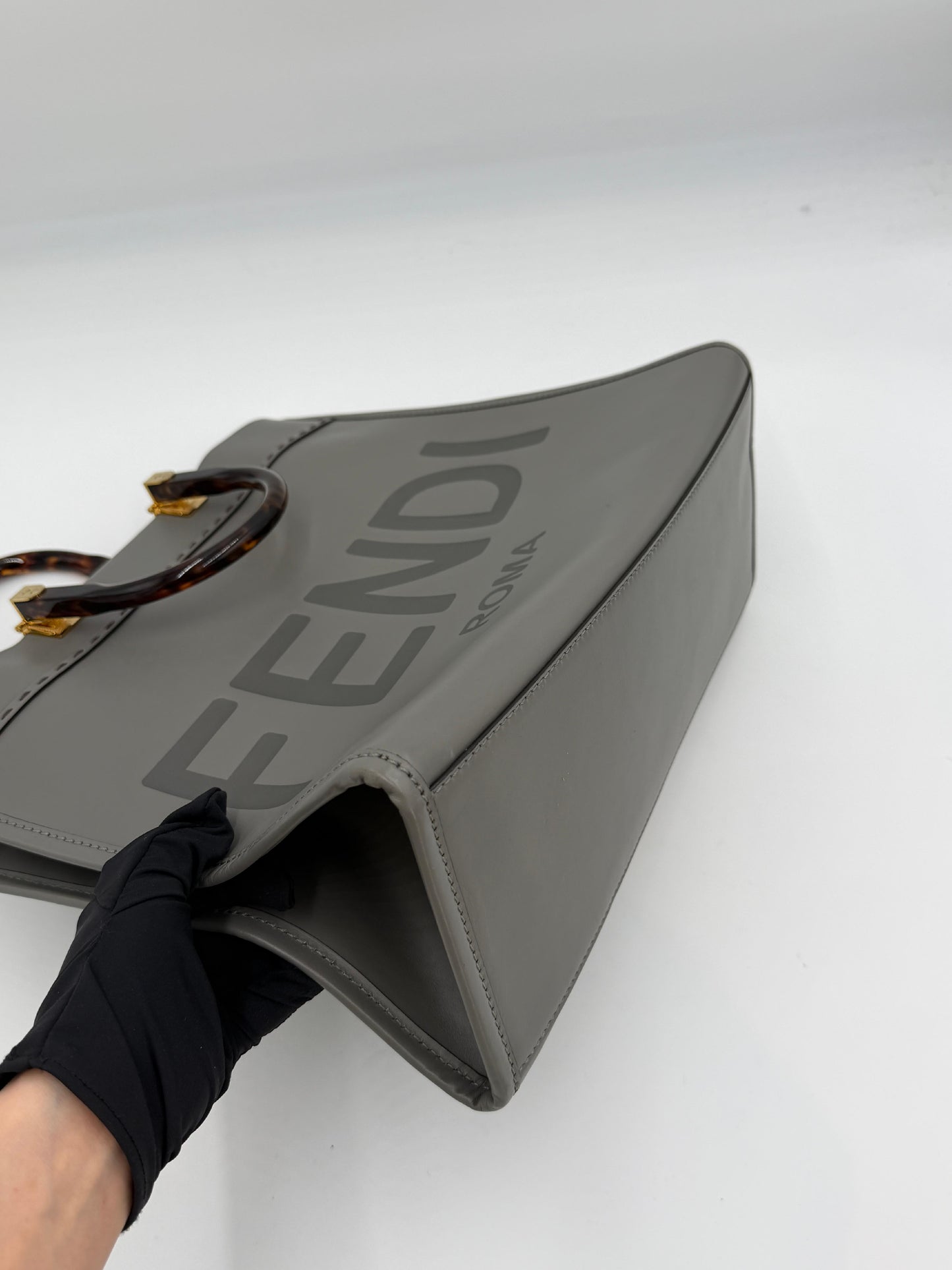 Fendi Sunshine Leather Tote