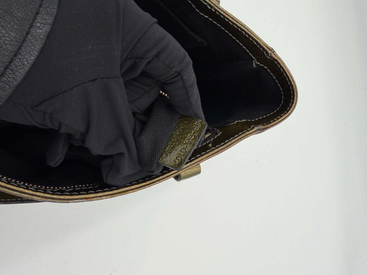 Celine Triomphe Patent Handbag