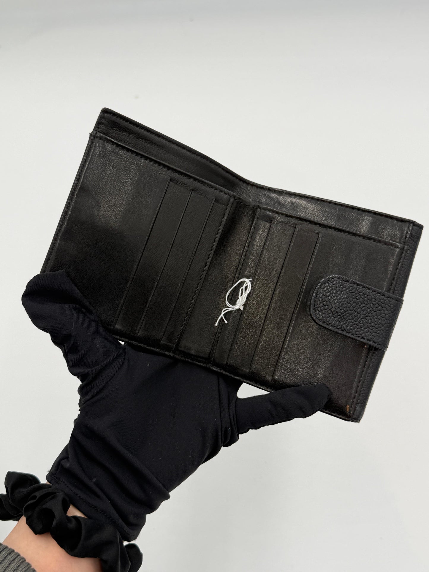 Chanel Caviar Compact Wallet