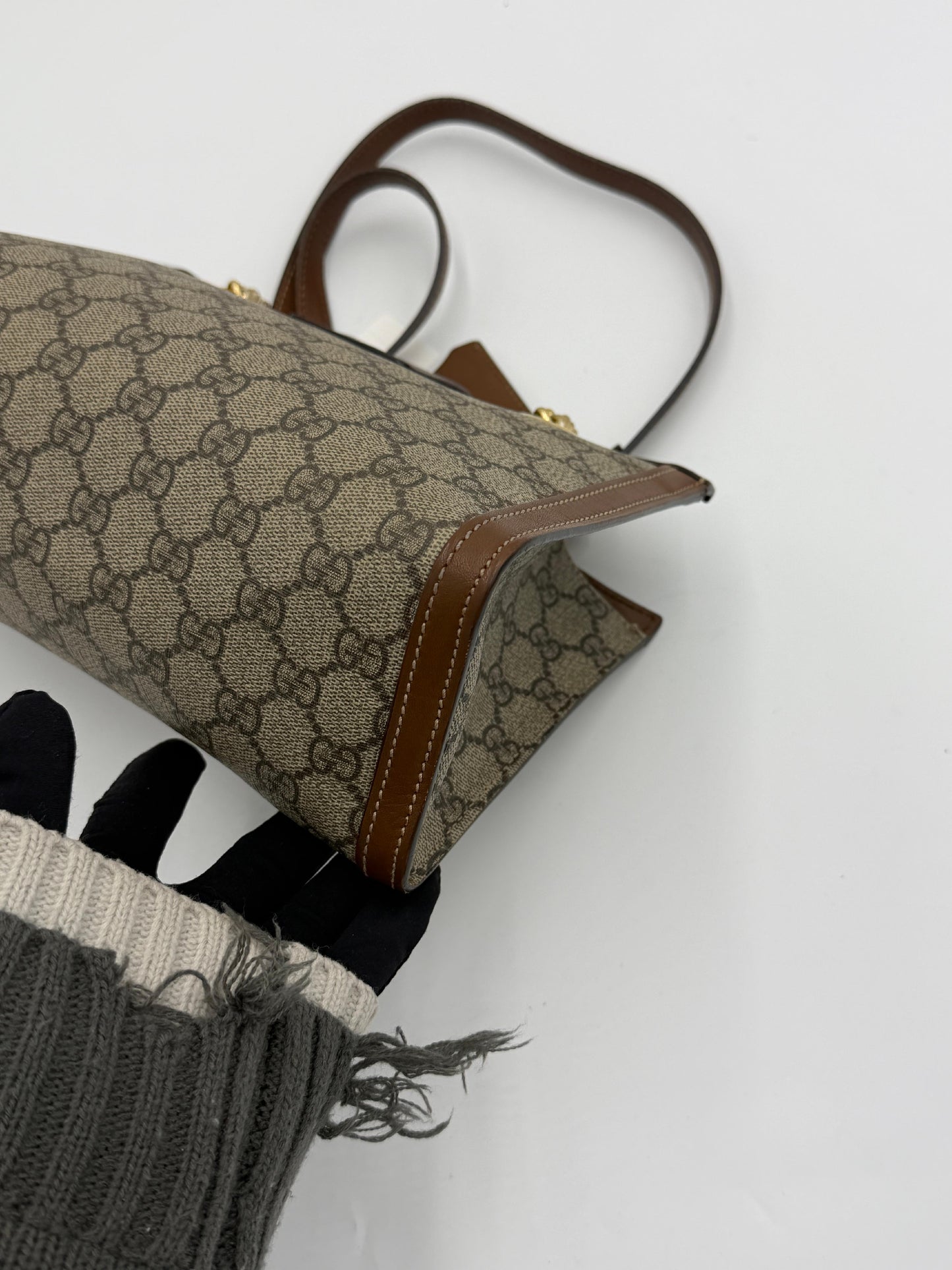 Gucci GG Supreme Padlock Tote