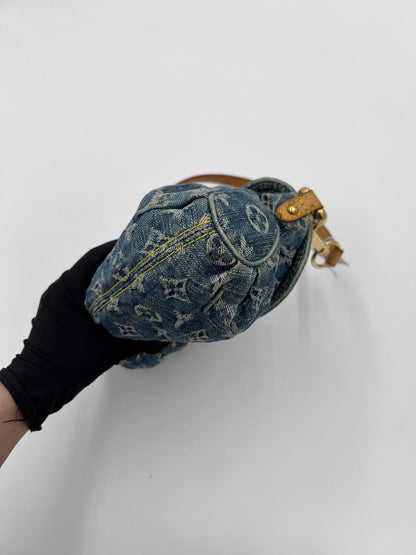Louis Vuitton Denim Mini Pleaty