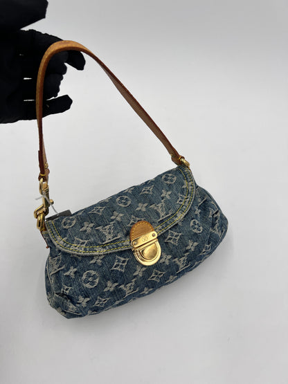 Louis Vuitton Denim Mini Pleaty