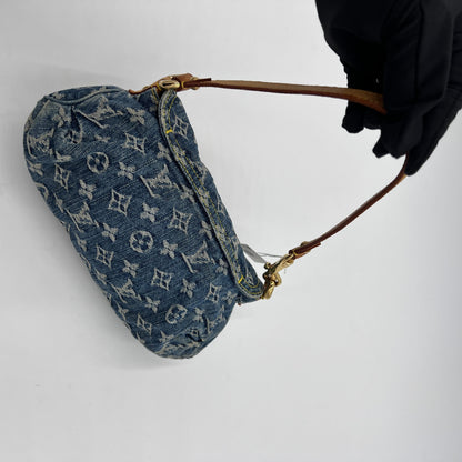 Louis Vuitton Denim Mini Pleaty