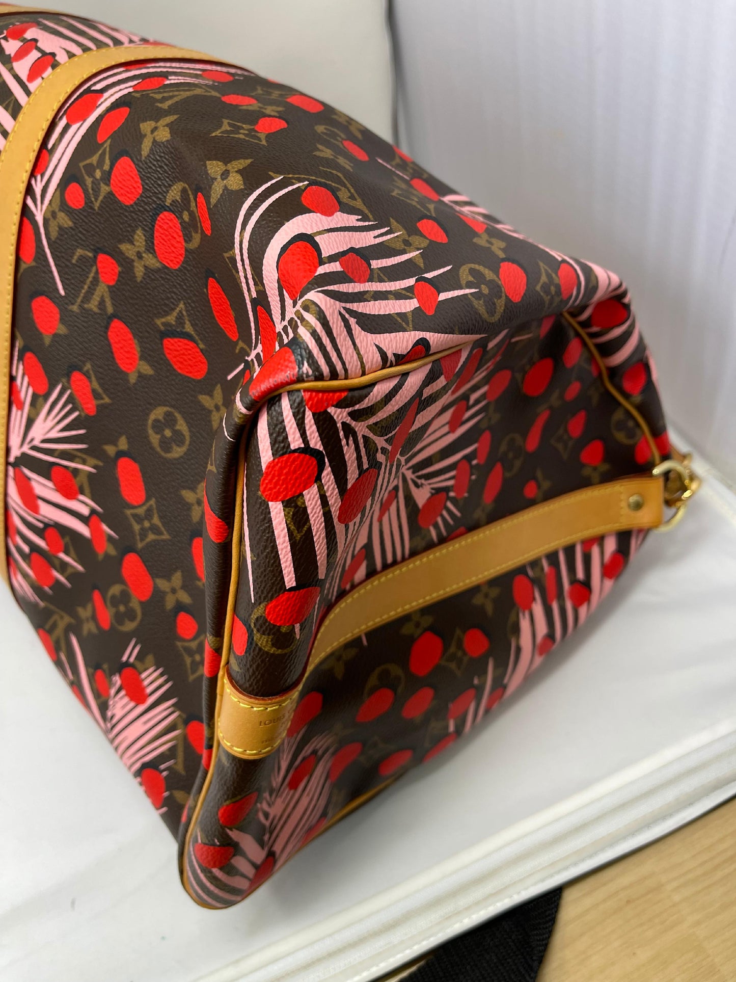 Louis Vuitton Keepall Bandouliere Jungle Dots