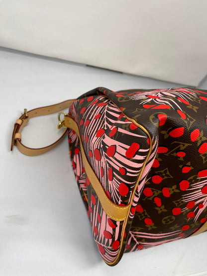 Louis Vuitton Keepall Bandouliere Jungle Dots