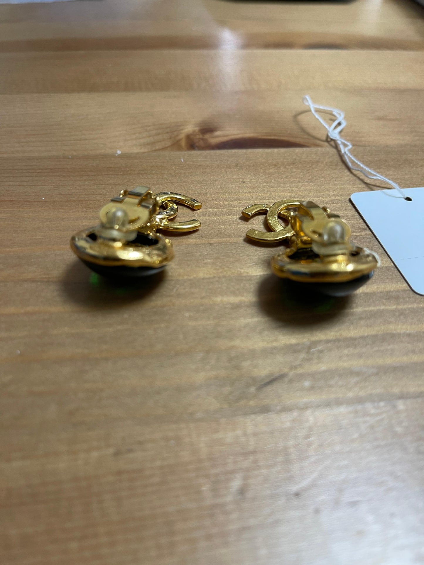 Chanel CC Gripoix Earrings