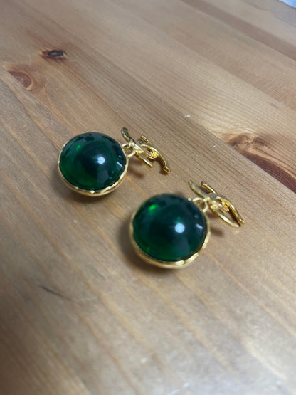 Chanel CC Gripoix Earrings