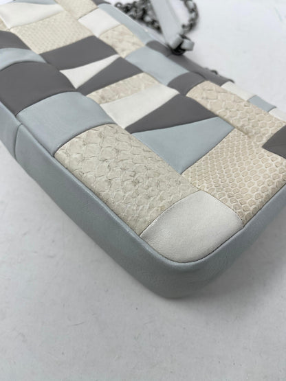 Chanel Python Patchwork Single Flap