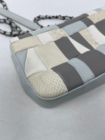 Chanel Python Patchwork Single Flap