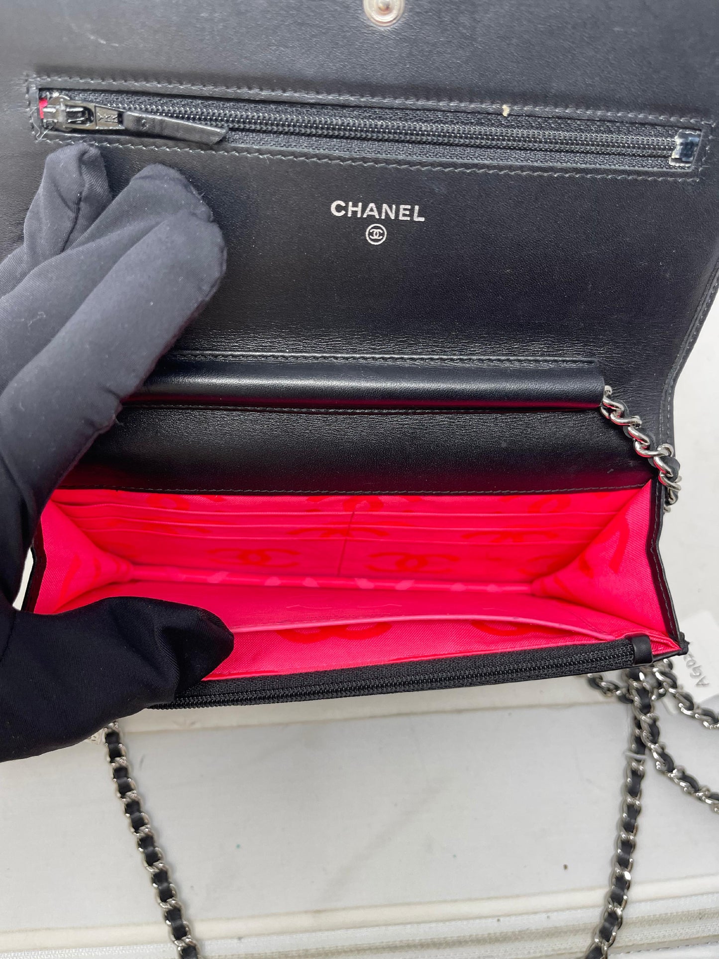 Chanel Cambon Line Chain Wallet