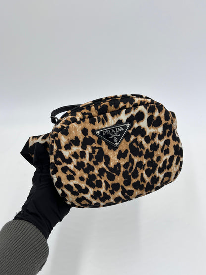 Prada Leopard Print Waist Bag
