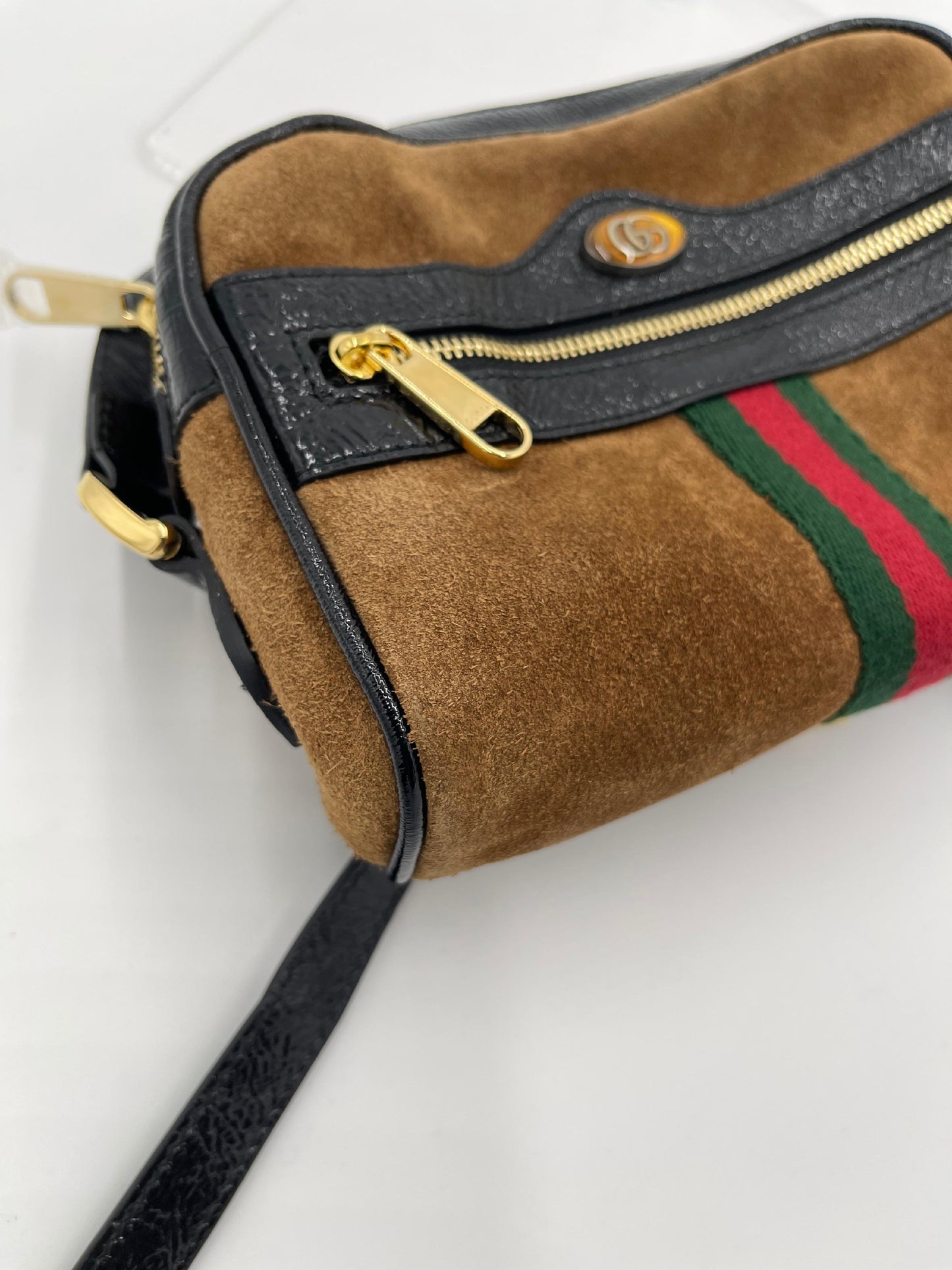 Gucci Opihida Suede Camera